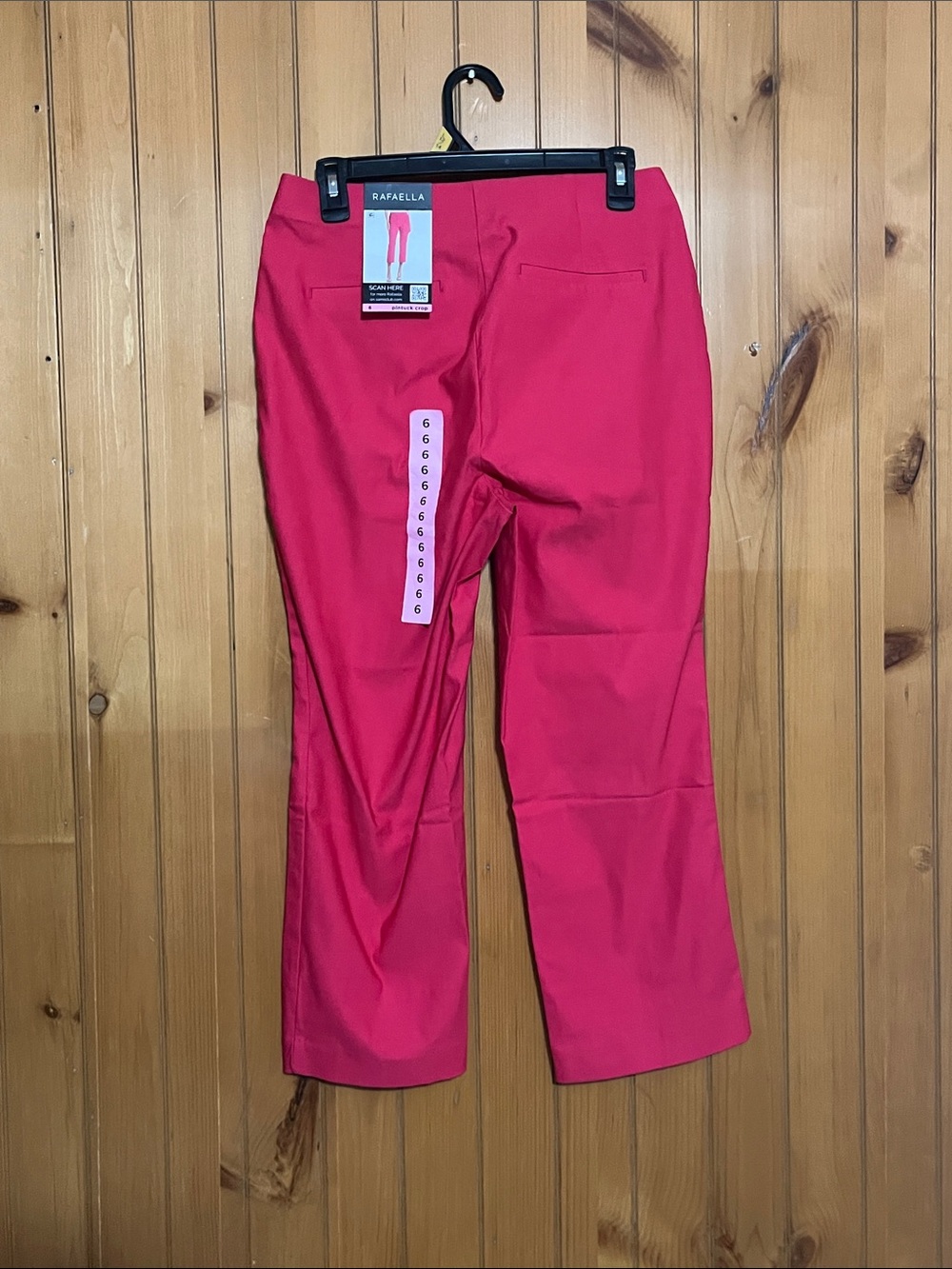 Rafaella Pintuck Crop Pants - Picture 5 of 8